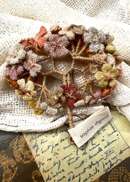 Sophie Digard | Flower Wreath Brooch | Rustica 
